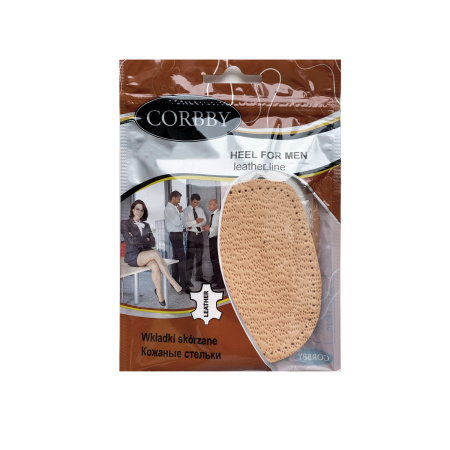 Супинаторы под пятку HELL (кожа+латекс) мужские CORBBY