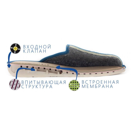 Тапочки мужские домашние AXA