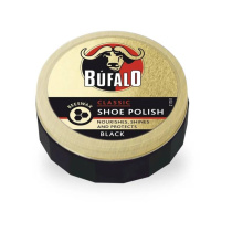 Крем для обуви Shoe Polish Черный баночка 75 мл BUFALO